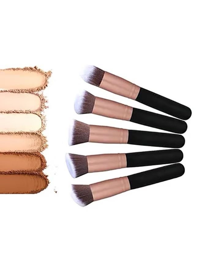 Ucanbe - 14-Piece Cosmetic Makeup Brush Set Rose Gold/Black - Image 1