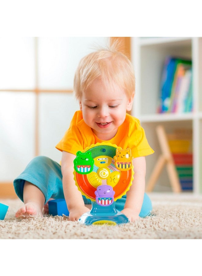 Lollipop Mesmerizing Lights and Sounds: Discover Ferris Wheel Toy - Suction Cup Musical Spinning Toy for Babies and Toddlers, Ideal High Chair Toy for Toddlers - Image 2