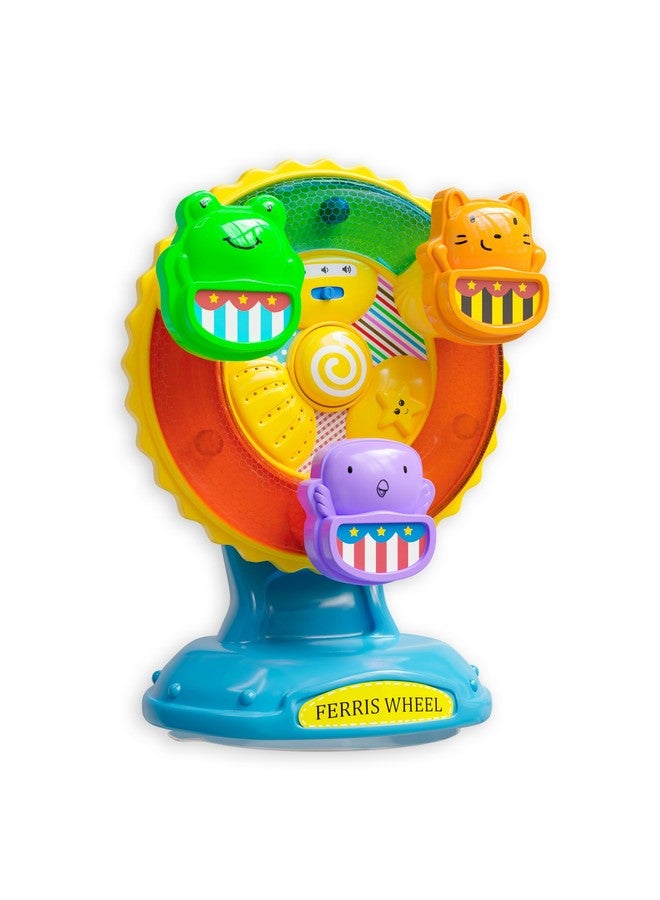 Lollipop Mesmerizing Lights and Sounds: Discover Ferris Wheel Toy - Suction Cup Musical Spinning Toy for Babies and Toddlers, Ideal High Chair Toy for Toddlers - Image 1