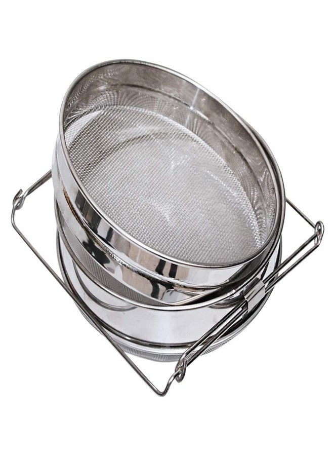 Moduoduo Honey Strainer Stainless Steel Double Sieve Bee Keeping Equipment Filter - Image 4