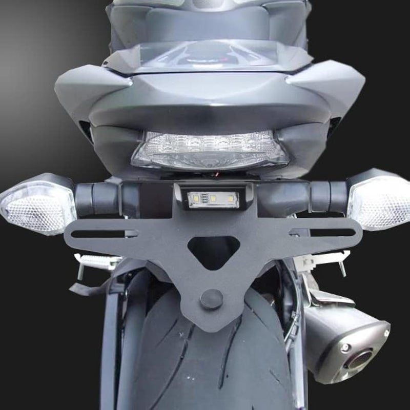 Motorcycle License Plate Bracket Holder Mount Tidy Fender Eliminator Kit with LED Tail Light for Suzuki GSXS750 GSXS750 GSXS GSXS 750 20172023 GSXS1000F GSXS1000F GSXS GSXS 1000F 20152021