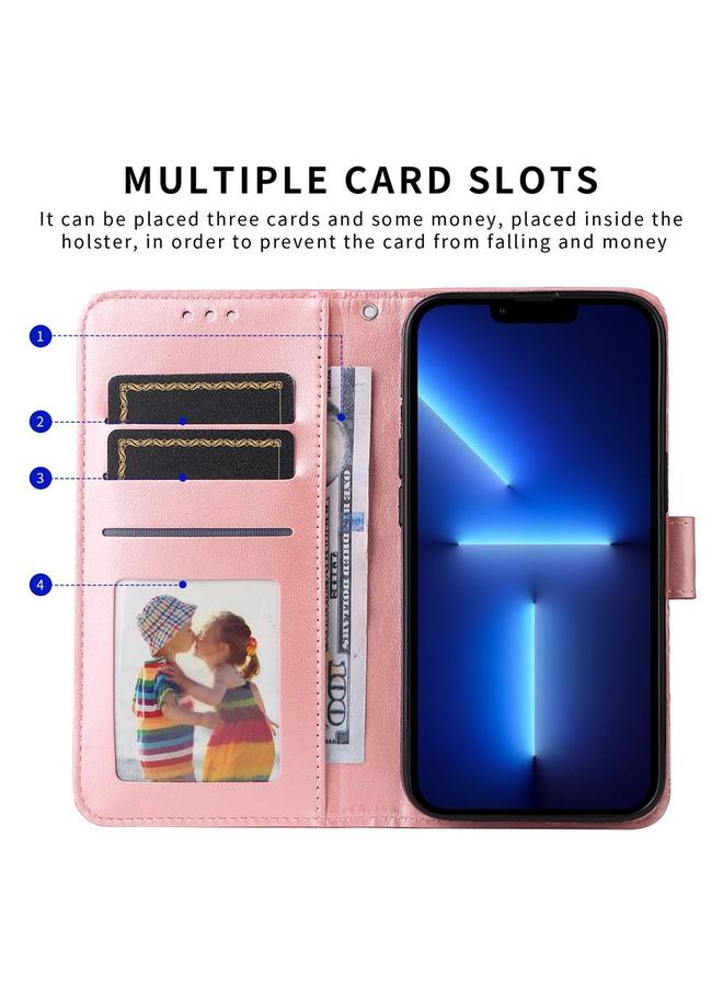 S-TOP Case For OPPO Reno13 Pro Global Embossed Sunflower Leather Phone Case - Image 3