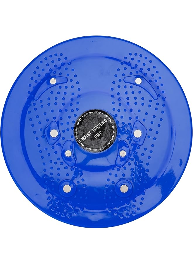 Mind Reader Ab Waist Twister Body Shaping Balance Board Twist Disc With 8 Magnets Blue - Image 1