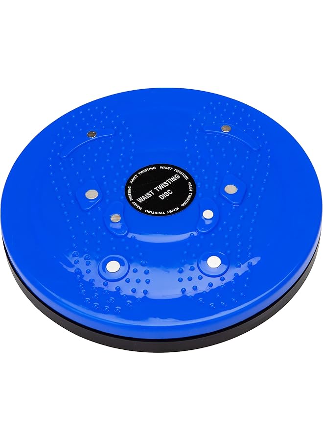 Mind Reader Ab Waist Twister Body Shaping Balance Board Twist Disc With 8 Magnets Blue - Image 4