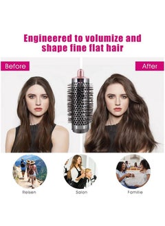 Dxyue Round Volumizing Brush For Dyson Airwrap Styler Hs01 Hs05 Limp Flat Hair Volumizer Attachment Tool Rose Gold  - Image 2