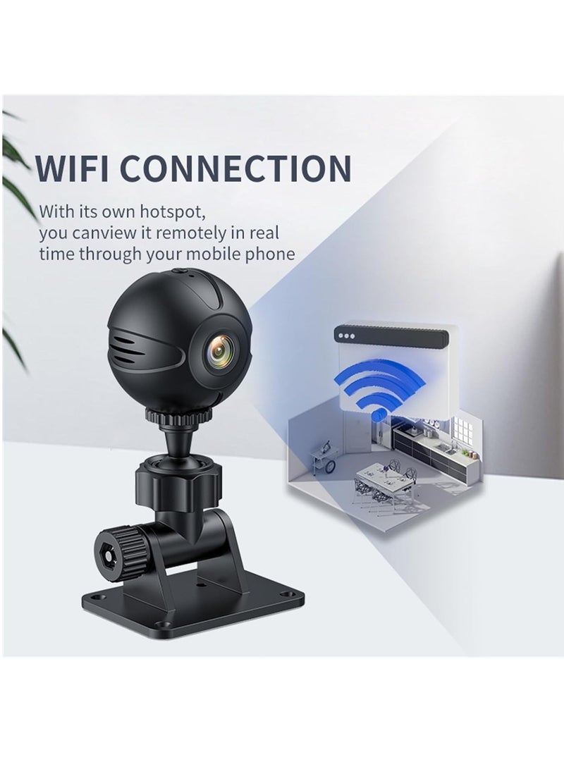 Excefore 1080P Hidden Camera, Indoor Camera, Nanny Cam, Best Mini Camera, WiFi Wireless Camera, Live Video Recorder with Night Vision, Surveillance Camera Full HD  - Image 2