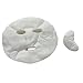 Jilukibo Precut Cotton Facial Mask Paper Sheets with 100 Pcs Eye Mask Paper Disposable White DIY Natural Spa Skin Care Fiber Paper for Women Non Woven Beauty Face Masks for Home Spa Travel 100 Pack - Image 2