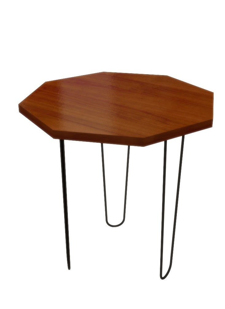 Generic Momentum Modern Side table, Metal legs, PVC surface, 60 CM  - Image 1