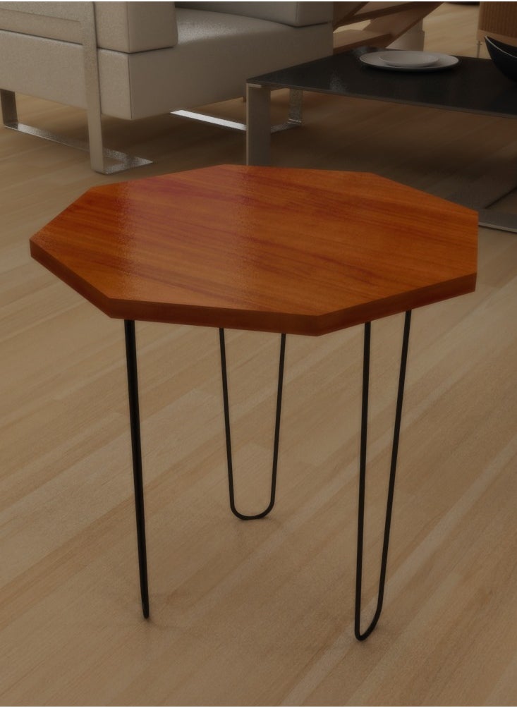 Generic Momentum Modern Side table, Metal legs, PVC surface, 60 CM  - Image 2