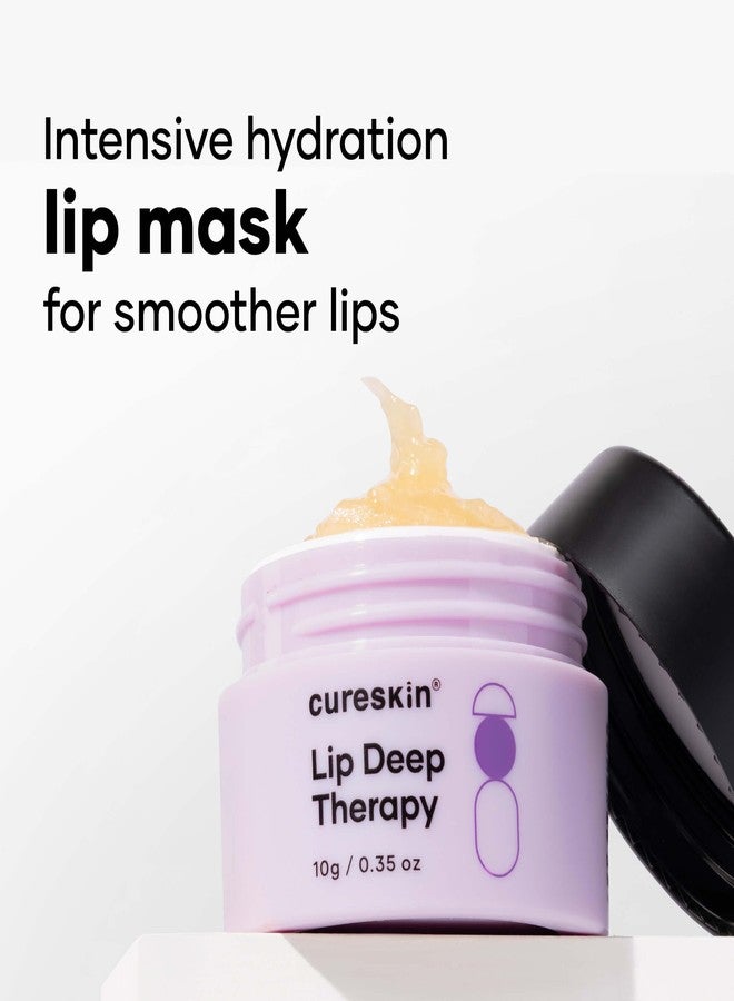 Cureskin قناع الشفاه كيورسكين للعناية العميقة بالشفاه | علاج مرطب للشفاه بفيتامين سي وزبدة الشيا لشفاه ناعمة ومرطبة | إصلاح ليلي | بلسم للشفاه الجافة والمتشققة | ترطيب يدوم طويلاً، 10 غرام (عبوة واحدة) - Image 2