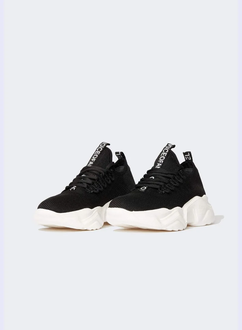 DeFacto High Sole Lace Up Trainers