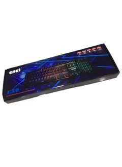 Enet E50 Suspension Game Keyboard Rainbow Backlight Suspension Keycapes 