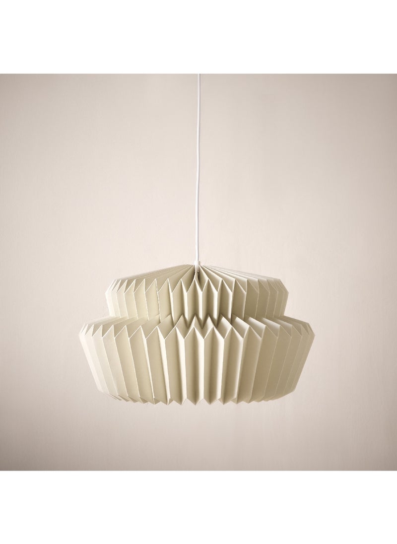 Home Box Tasha Metal Pendant Lamp with Canopy and Paper Shade 40 x 150 x 40 cm  - Image 1