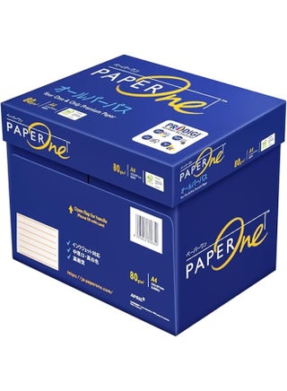 ورق PaperOne™ متعدد الاستخدامات، 80 جرام لكل متر مربع، حجم A4، 5 رزم لكل صندوق كرتوني