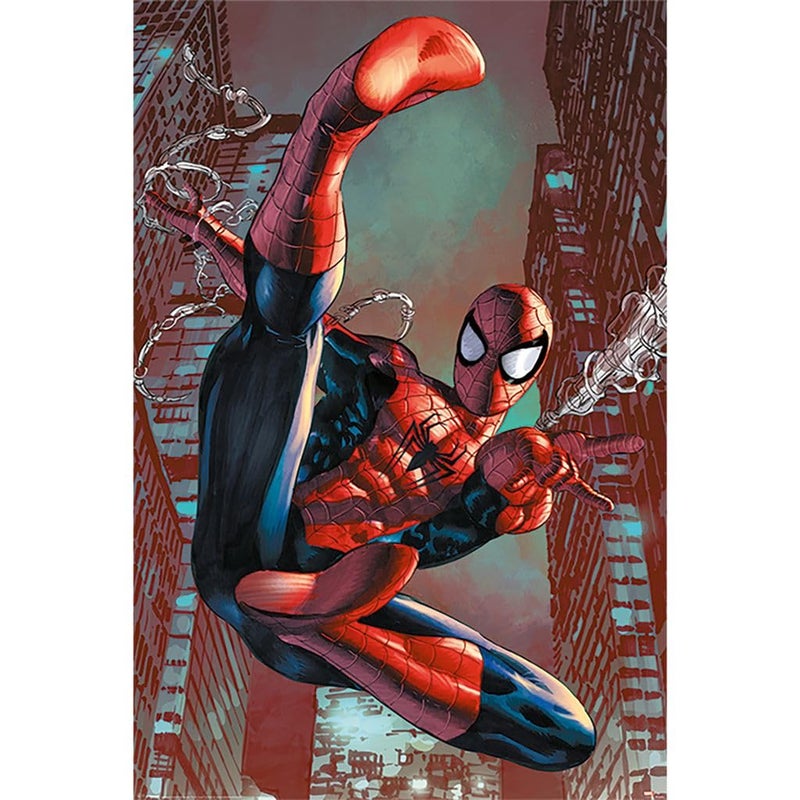 Marvel Comics Pyramid International Web Slinger Maxi Poster Wood Color 915L x 61W cm