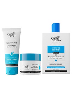 Chemist at Play Gentle & Hydrating Face Cleanser | Hydrates Dull & Dry Skin 100Ml + Hydrating Face Moisturiser 50Gm + Hydrating Body Wash Intense Hydration 236Ml  - Image 1