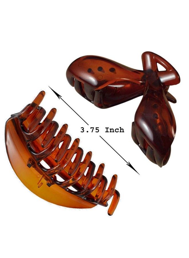 Nat Hair Clips For Women (Multicolour Big Size) Pack Of 2 - Image 3