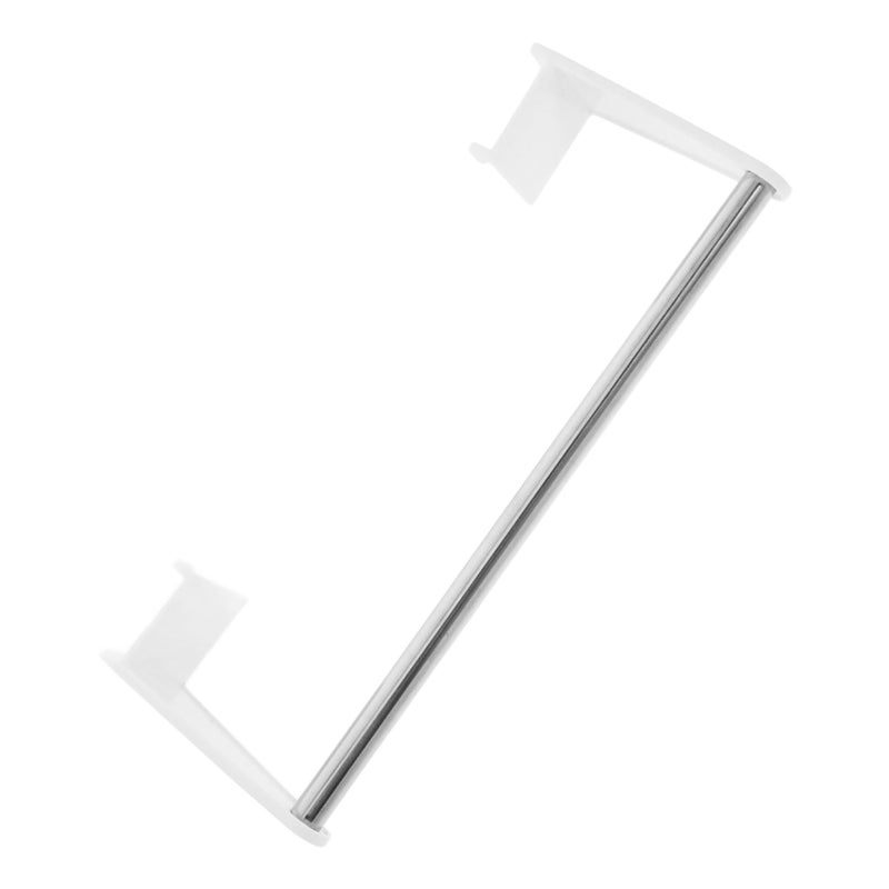Modern White Wall Mounted Bathroom Towel Hanger And Hand Towel Holder - Image 2