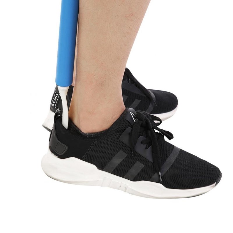 كلاراكو عصا ارتداء الملابس، لبيسة حذاء طويلة، جهاز مساعدة الجوارب لكبار السن، سحب الملابس والجوارب، الوصول إلى الشماعات، عصا مساعدة في ارتداء الملابس مع أداة حركة بمقبض طويل - Image 3