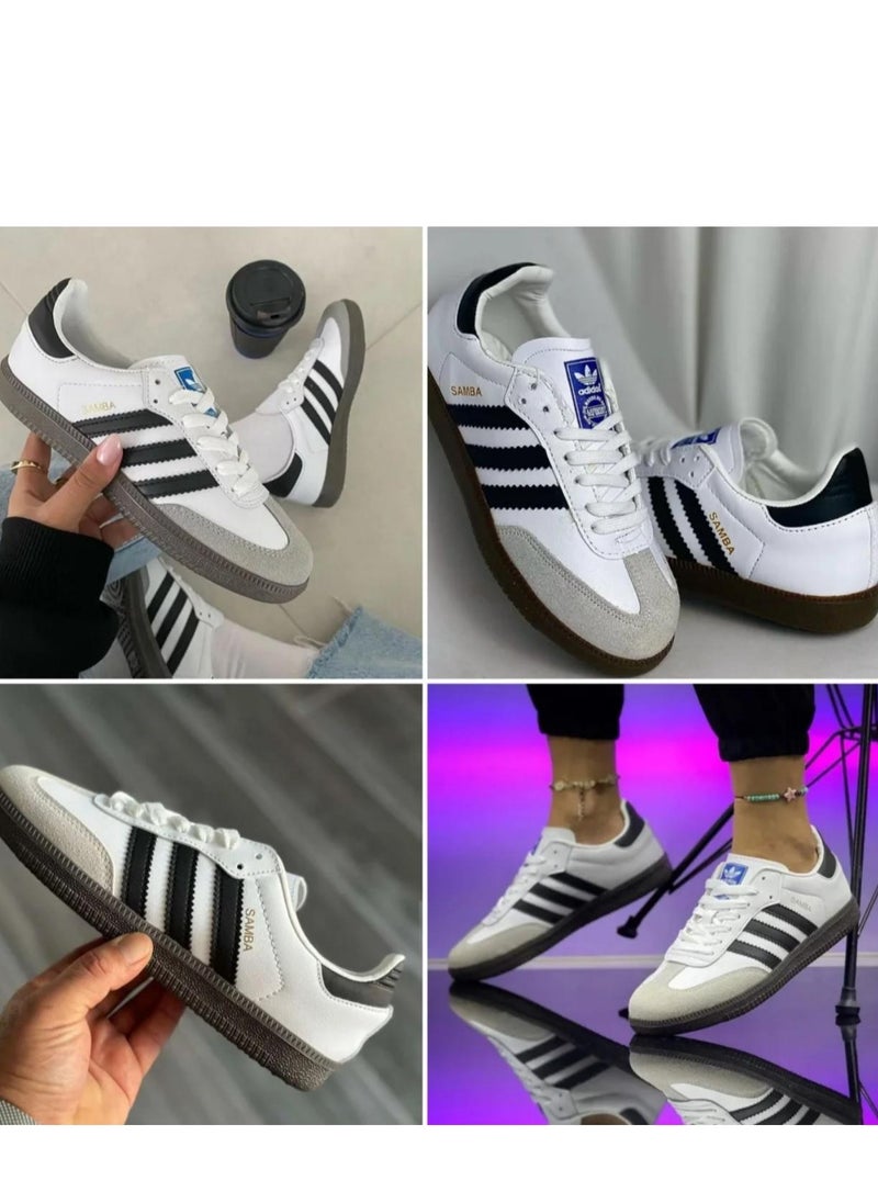 Adidas - Samba OG Shoes - Cloud White / Core Black / Clear Granite - Image 1