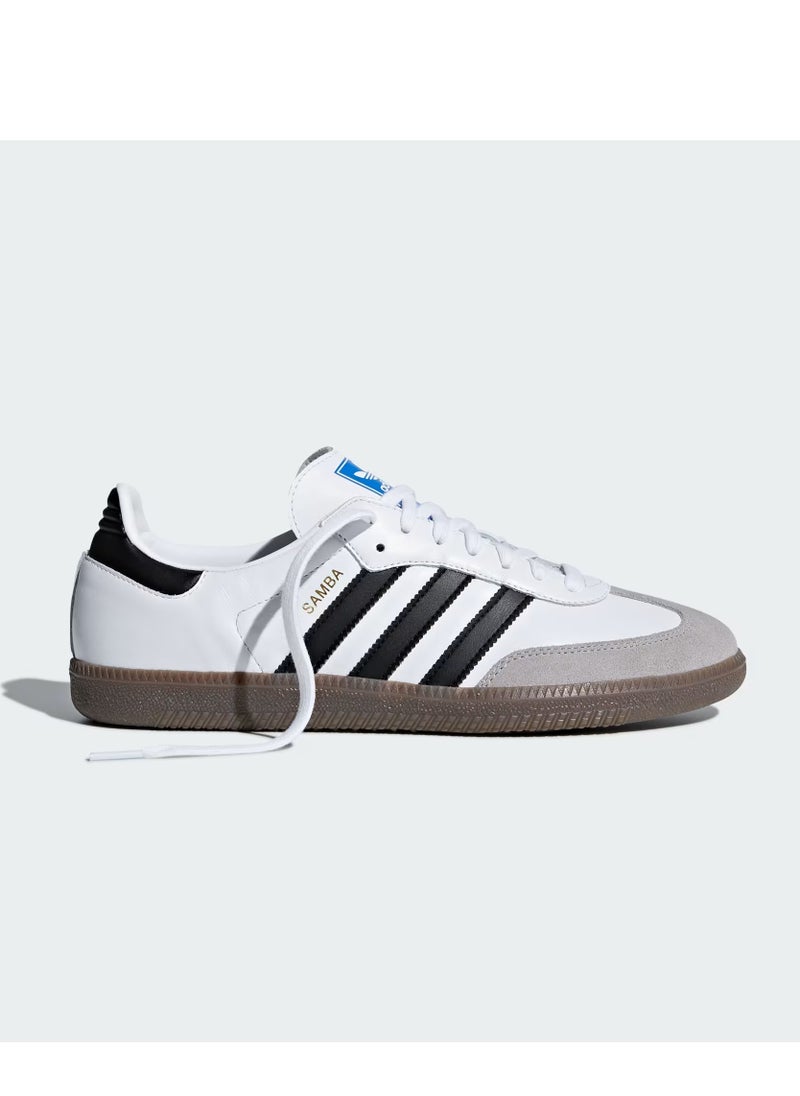 Adidas - Samba OG Shoes - Cloud White / Core Black / Clear Granite - Image 1