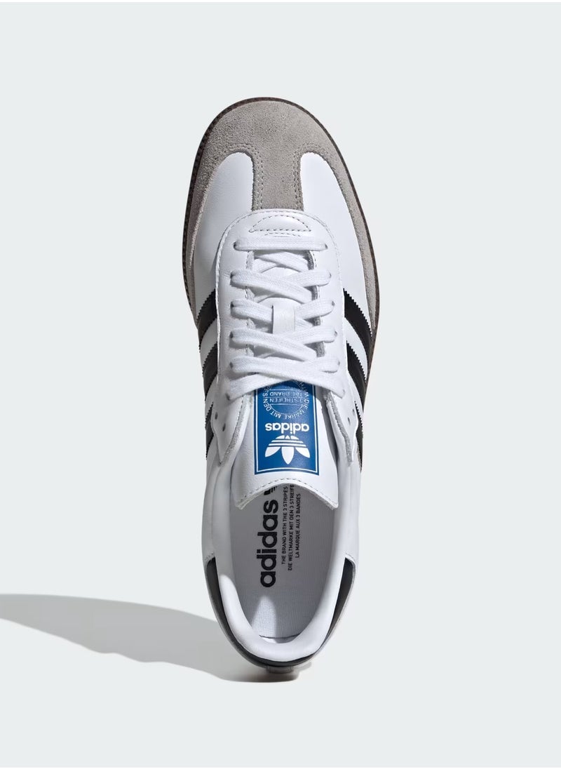 Adidas - Samba OG Shoes - Cloud White / Core Black / Clear Granite - Image 1