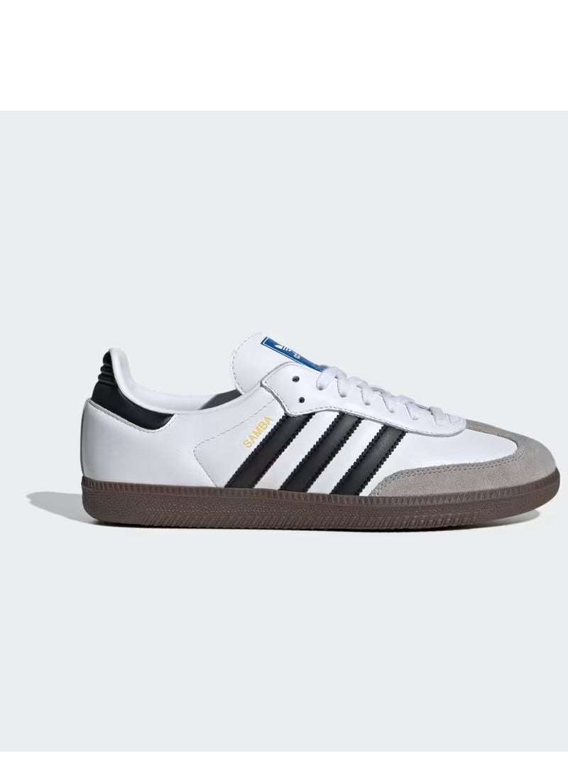 Adidas - Samba OG Shoes - Cloud White / Core Black / Clear Granite - Image 1
