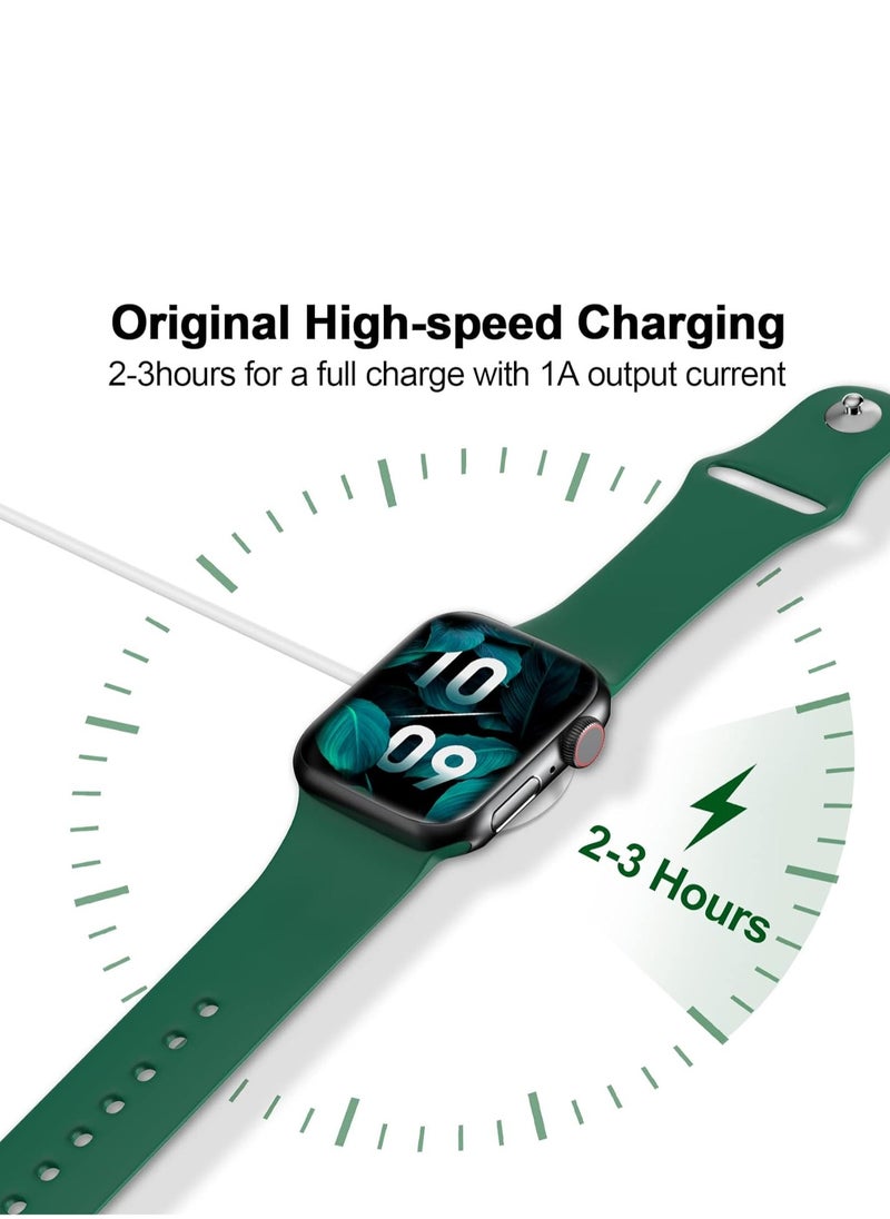 General - Apply to Apple Watch Charger: Magnetic Quick Charge Line/Portable Magnetic Compatible Wireless Charging for iWatch Series Ultra/9/8/7/6/SE/SE2/5/4/3/2 - Image 1