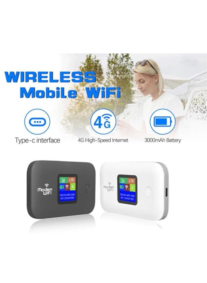 عام جهاز راوتر محمول 4G WiFi مع مودم جيب وكابل، مصنوع من مادة ABS، يحتوي على فتحة لبطاقة SIM ومكرر إشارة (النسخة الآسيوية: B1/B3/B5/B8/B38/B39/B40/B41). - Image 2