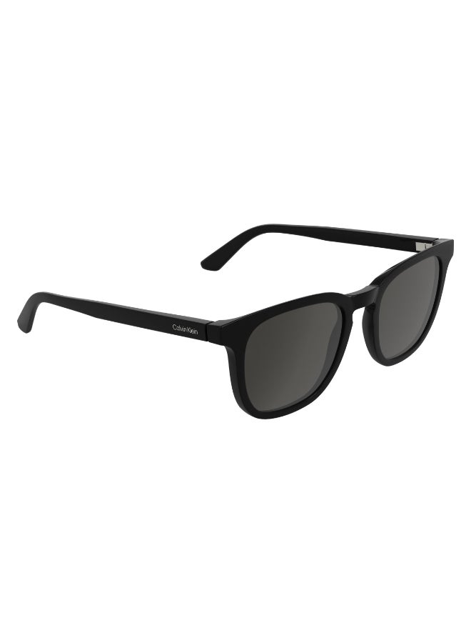 CALVIN KLEIN نظارات شمسية كاملة الإطار من كالفن كلاين CK25536S 5420 (001) باللون الأسود - Image 3