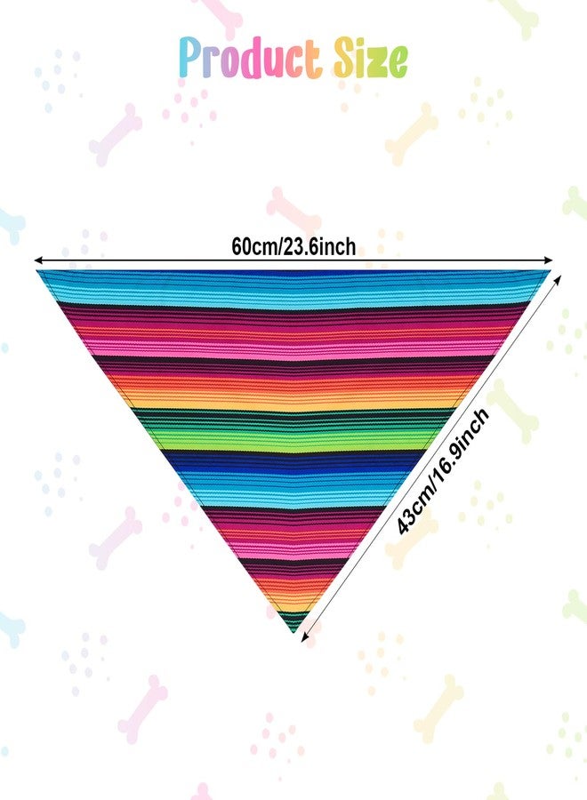 Fumwase Multicolor Sombrero Hats Straw Mexican Small Pets Costume Dog Bandana Costume for Mexican Halloween Christmas - Image 2