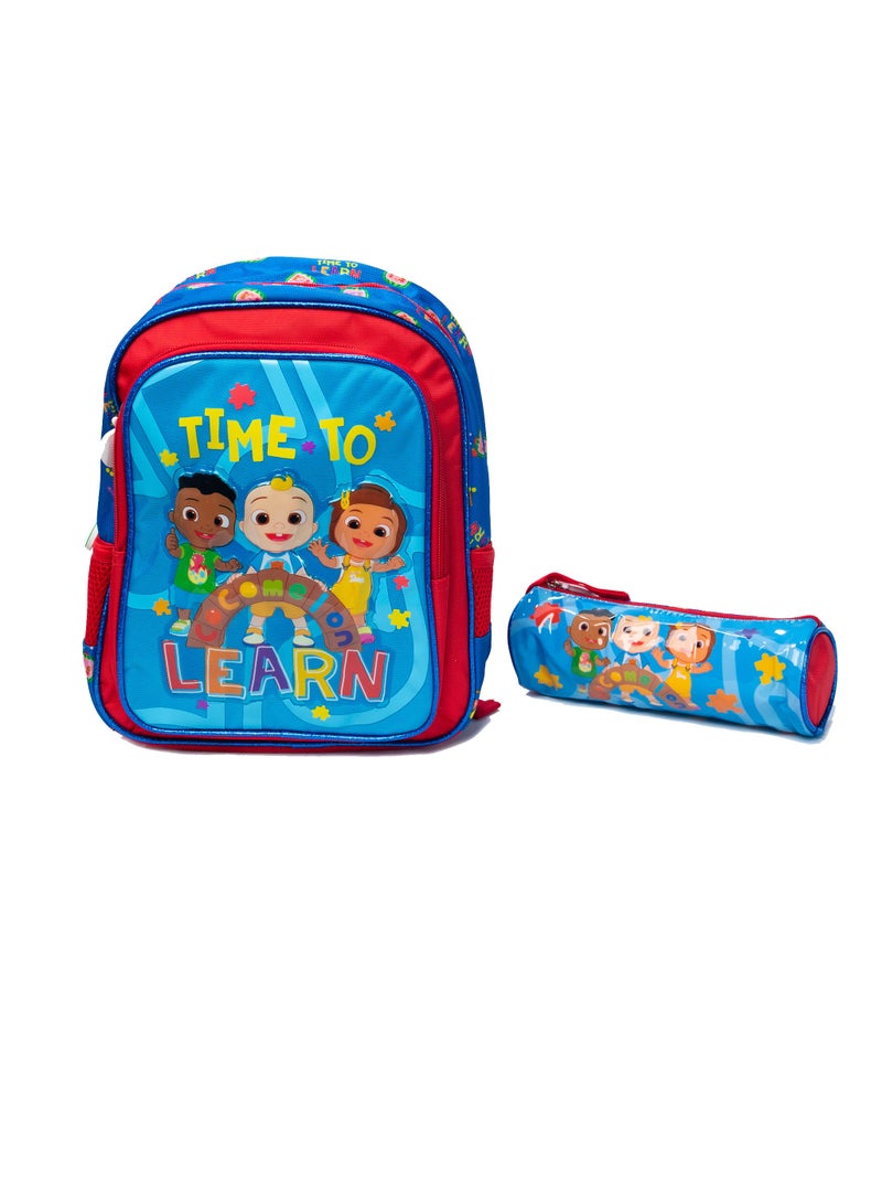 COCOMELON BACK PACK12", PENCIL CASE - Image 1