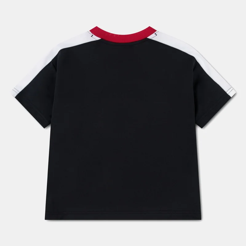 Jordan Black Kids' Colourblock Jersey Top  | Best Price UAE