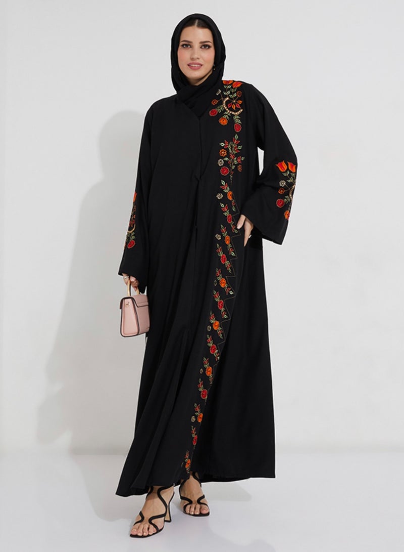 روزيت عباية عباية بتصميم برتقالي - Image 4