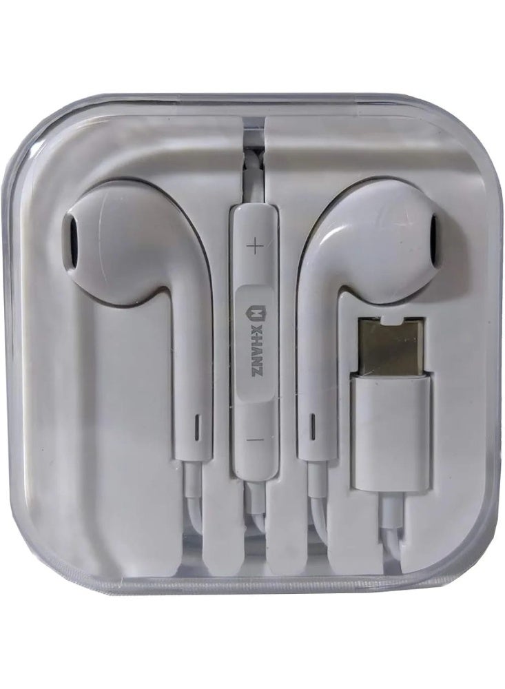 X-HANZ Wired Type-C Earphone with Mic and In-line Control - Image 1