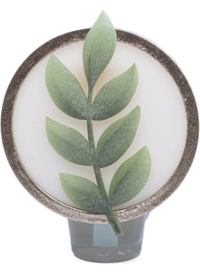 ScentSationals - ScentSationals Scent Charm Plug-in Essential Oil Diffuser - Wall Plug Restroom Diffuser for Essential Oils, Aromatherapy Diffuser for Living Room or Bedroom - Green Leaf - Image 1