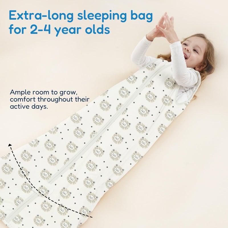 TotAha Toddler Sleep Sack 1.0 TOG for 2T-3T-4T, Premium Soft Wearable Blanket Baby Sleeping Bag with 2-way Safe Zipper for Girl Boy - Image 5