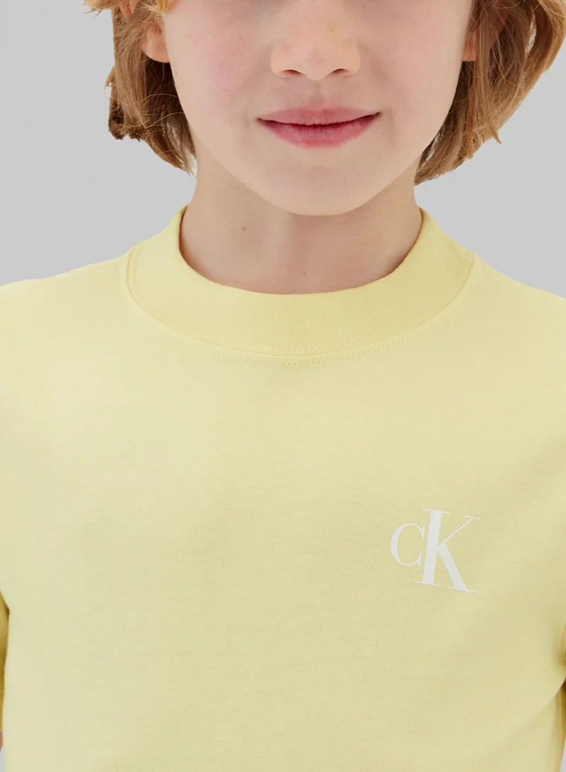 Calvin Klein Jeans  Kids Monogram 2 -Pack T-Shirt for Men | Best Price UAE