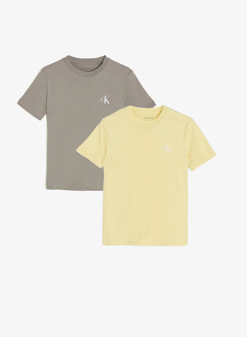 Calvin Klein Jeans 2-Pack Monogram Logo T-Shirts