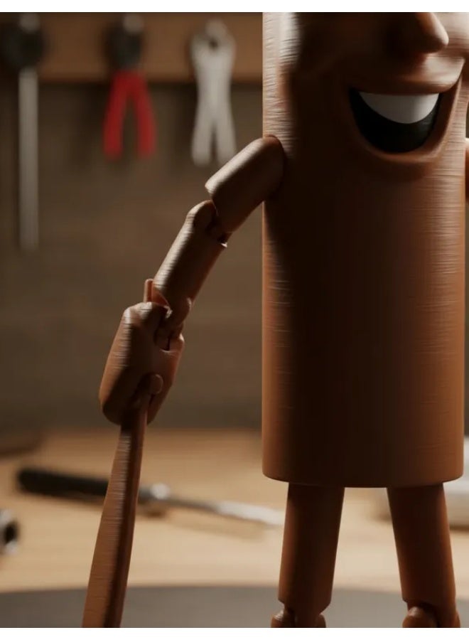 TungTungTung Sahur 16cm Joint Movable Doll Articulated Poseable Figure for Photography & Collection - Image 3