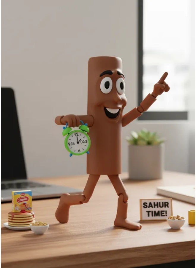 TungTungTung Sahur 16cm Joint Movable Doll Articulated Poseable Figure for Photography & Collection - Image 5