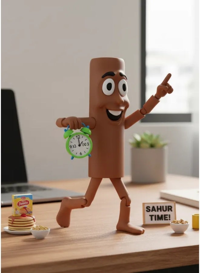 TungTungTung Sahur 16cm Joint Movable Doll Articulated Poseable Figure for Photography & Collection - Image 5