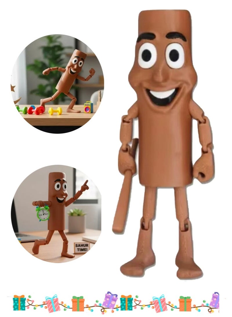 TungTungTung Sahur 16cm Joint Movable Doll Articulated Poseable Figure for Photography & Collection - Image 1