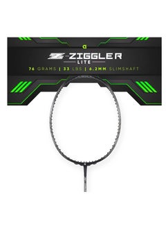 Apacs Z-Ziggler Lite Unstrung Japanese Badminton Racket with Full Cover - 33 LBS Tension, 78g Lightweight, 6.2 mm Slim Shaft, 3 3/8 inches Grip Size  - Image 2