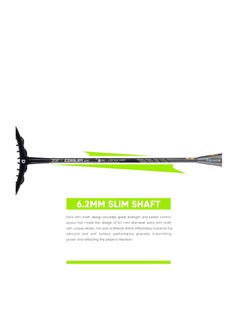 Apacs Z-Ziggler Lite Unstrung Japanese Badminton Racket with Full Cover - 33 LBS Tension, 78g Lightweight, 6.2 mm Slim Shaft, 3 3/8 inches Grip Size  - Image 4