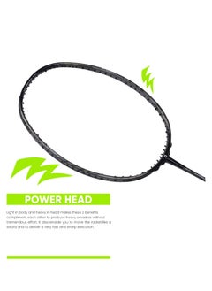 Apacs Z-Ziggler Lite Unstrung Japanese Badminton Racket with Full Cover - 33 LBS Tension, 78g Lightweight, 6.2 mm Slim Shaft, 3 3/8 inches Grip Size  - Image 5