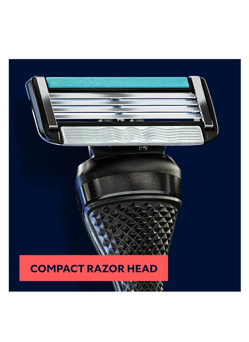 DOLLAR SHAVE CLUB Dollar Shave Club | 4 Blade Razor Refills (8 Pack) | Swift Rinse Blades for Longer and Thicker Hair  - Image 3