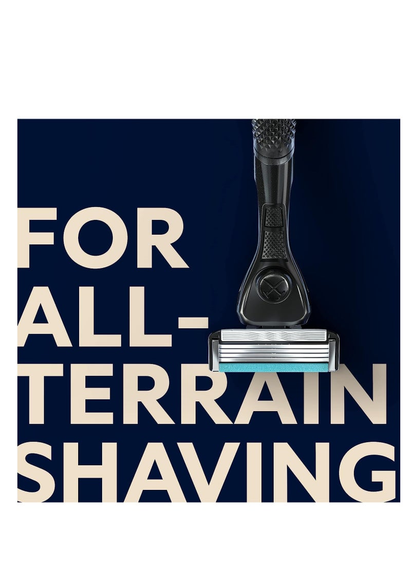 DOLLAR SHAVE CLUB Dollar Shave Club | 4 Blade Razor Refills (8 Pack) | Swift Rinse Blades for Longer and Thicker Hair  - Image 4