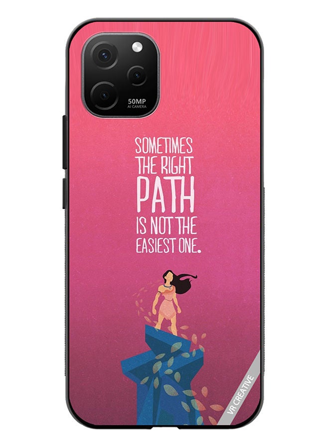 VR CREATIVE Protective Case Cover For Huawei Nova Y61 Sometimes The Right Path Design Multicolour - Image 1