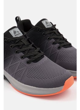 RBX Men Lace Up Running Sports Shoe, Dark Grey  - Image 2